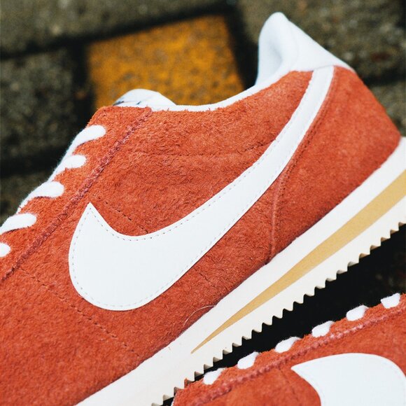 NWOT Nike Cortez Suede Sneakers in Orange and White (Never worn, brand new) - Picture 7 of 10